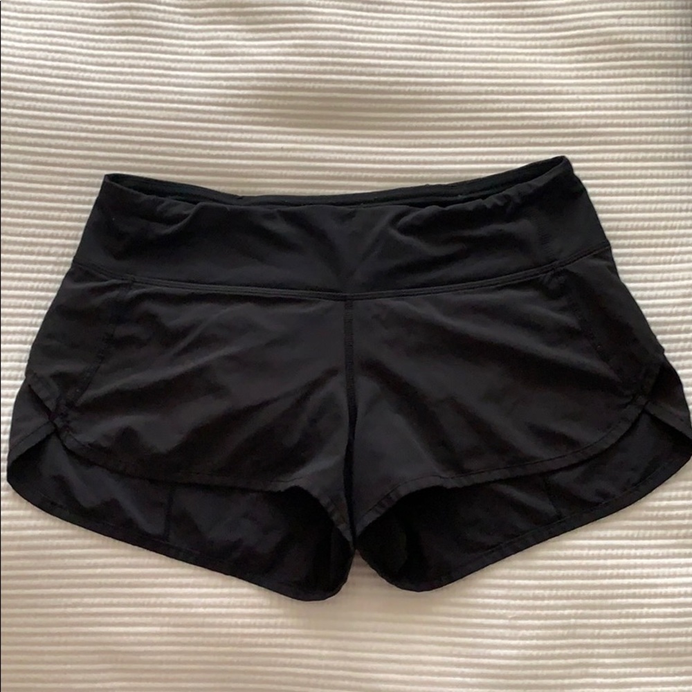 Black lululemon shorts